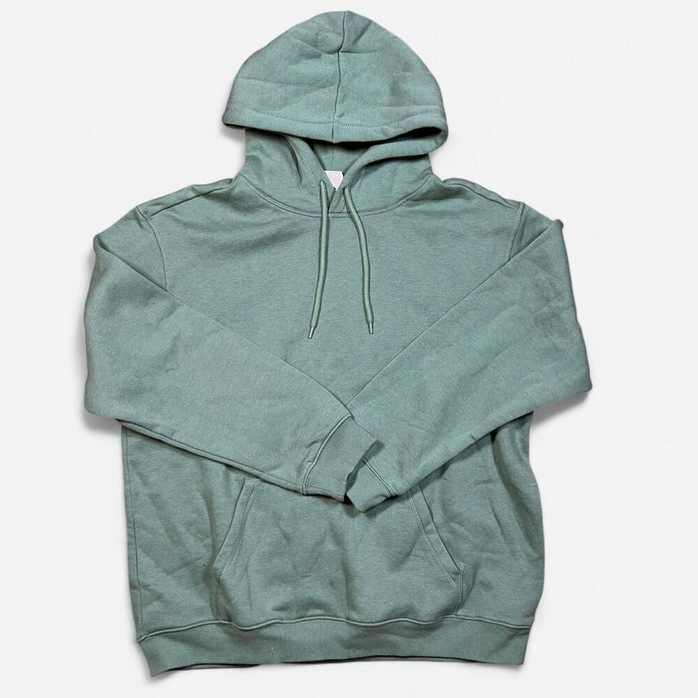 H-m Men's Green and Blue Hoodie
